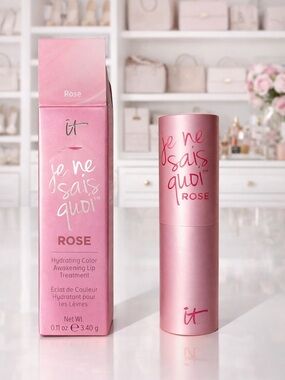 IT Cosmetics Je Ne Sais Quoi Lip Treatment ROSE Full Size 🎀 BNIB